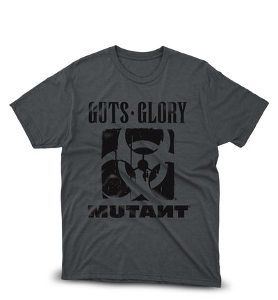 GUTS, GLORY, MUTANT® Gym T-shirt (Charcoal)