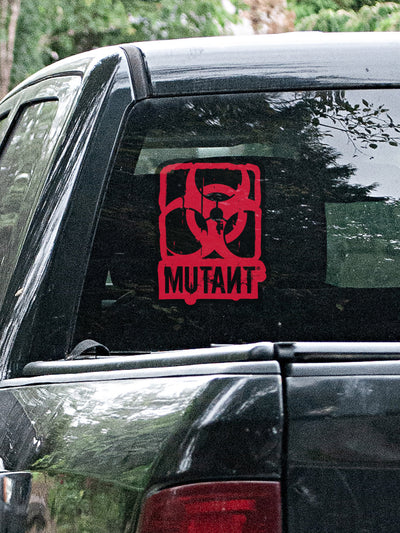 RUGGED Truck Window Decal (Red & Black)